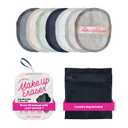 7-Day Set, Erase All Makeup with Just Water, Including Waterproof Mascara, Eyeliner, Foundation, Lipstick, Sunscreen, and More! 7ct (7 Count (Pack of 1), Cool Gal Neutrals)