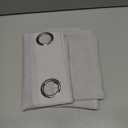 Extra Long Sheer Curtains, Grommet Light Flitering High Ceiling Long Sheer Curtains for Living Room(Grey, 1 Panel, 52"X156")