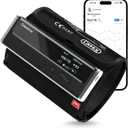Checkme WiFi Blood Pressure Monitor for Home Use, Bluetooth Automatic Arm Cuff, Smart Digital BP Machine, Wireless Portable USB Rechargeable with X3 Accuracy Function, Free APP for iOS & Android Black