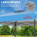 12x12 Pop Up Canopy Tent, Turquoise