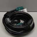 25FT 30 Amp Generator Extension Cord 4 Prong, NEMA L14-30P/L14-30R 10 Gauge STW 125/250V Twist Lock Generator Cord Heavy Duty, Black ETL Listed