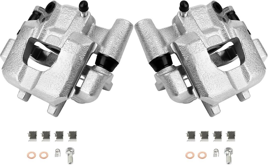 SCITOO Rear Left+Right Brake Calipers With Bracket 19B2950 19B2951 Compatible For Scion tC 2005-2010