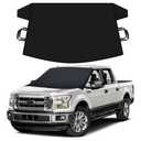 Autovir Truck Windshield Cover for Ice and Snow, SUV Snow Cover, Frost Cover Gives Protection from Snow and Ice, Car Cover for Snow, Winter Car Accessories | XX-Large (75" x 43")