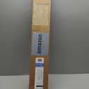 BlastHome Non-Adjustable Luxury Curtain Rods for Windows, 1  Rod Set, 6 foot Fixed Length (Two Rods Connect for a Seamless Look), Brushed Gold