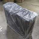 Merax Modern 90" U-Shaped Chenille Sectional Sofa Set, Modular Sofa Couch with a Movable Ottoman, a Coffee Table with Hidden Charging Devices for Living Room, Grey