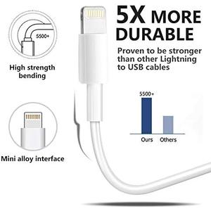 2Pack [Apple MFi Certified] Charger Lightning to USB Charging Cable Cord Compatible iPhone 14/13/12/11 Pro/11/XS MAX/XR/8/7/6s Plus,iPad Pro/Air/Mini,iPod Touch