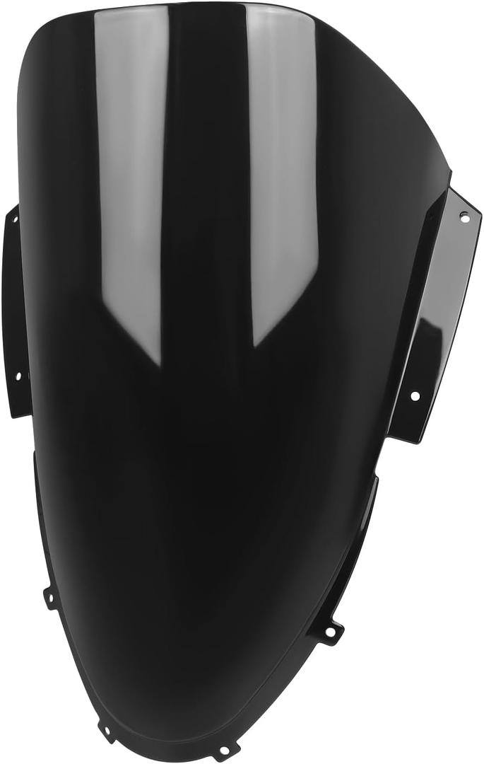 Motorcycle Windscreen Windshield Replacement for Ducati Panigale V2 Panigale V2S 2025 2026 PC Windscreen Double Bubble (Black)