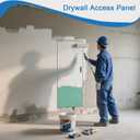 Large Drywall Access Panel, 27.5x43.3in Paintable Plasterboard Access Hatch | Flush Mount Aluminum Inspection Hatch Plumbing Hidden Door for Office Basement and Commercial