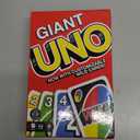 Mattel Games Giant UNO Card Game for Kid, Adult & Families, Color Blind Accessible & Customizable Large Deck