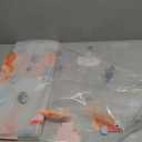 Goldfish Clear Shower Curtain, 78" W x 72" L Waterproof Lightweight Fish Shower Curtain Liner, PEVA Long Bath Fashion Shower Curtains with 12 Grommets Hooks for Bathtub Bath Bathroom