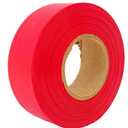 PS DIRECT PRODUCTS: Flagging Tape - Flo Red- 1 3/16 inchx 150' Roll