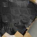 30 Inch Truck Bed Tool Box Truck Car Outdoor Trailer Pickup Underbody Toolbox, RV Storage Organizer, Underbed Tools Organizer W/Lock & Keys, Black Aluminum 5 Bar Tread (30''X13''X10'')