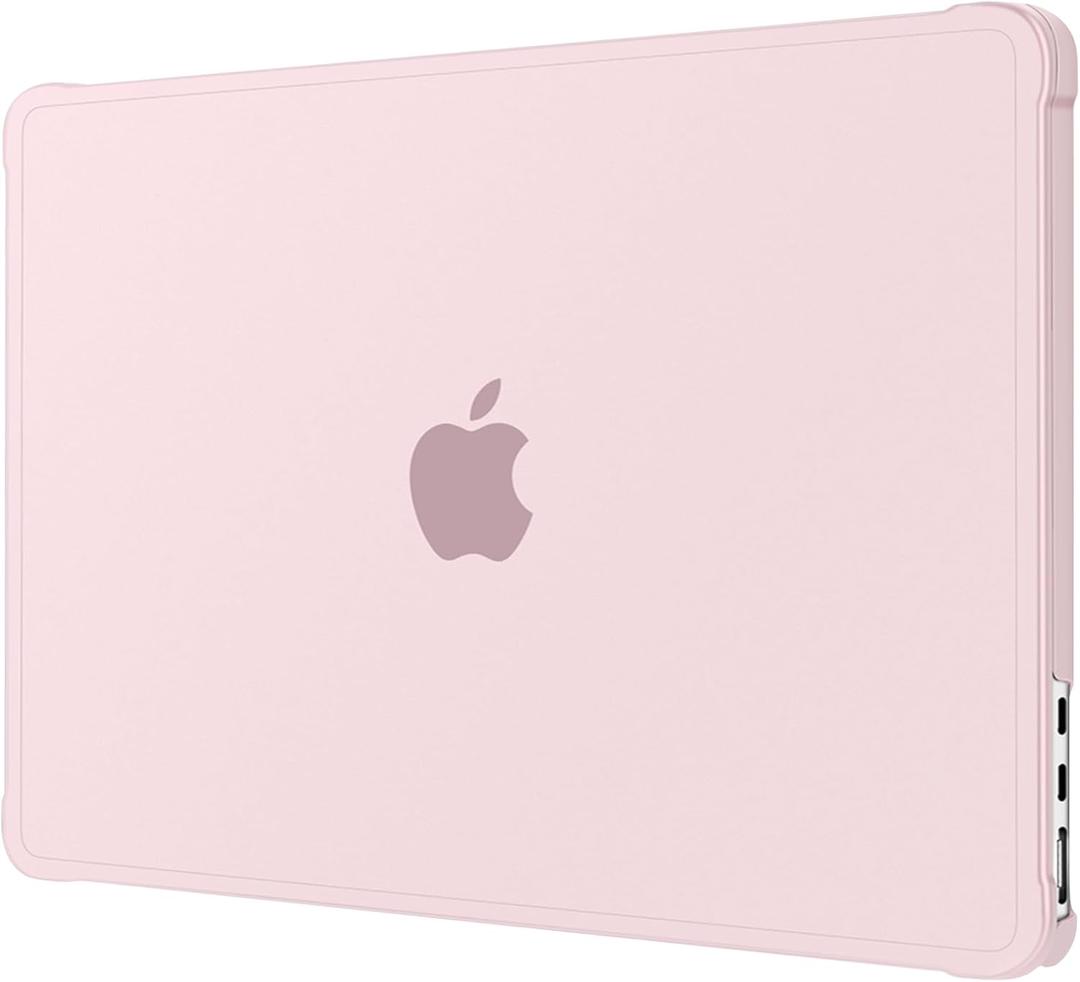 MOSISO Compatible with MacBook Air 13 inch Case M5 2026 M4 2025 M3 M2 2024-2022 A3449 A3240 A3113 A2681, Seamlessly Closes Anti-Crack&Anti-Fingerprints Hard Shell for MacBook Air 13.6, Pink
