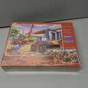 Puzzles for Kids Ages 4-6 2x60 Pieces Jigsaw Puzzles for Toddlers 3-5,6-8,Fun Bulldozer & Truck Toys,2 in 1 Pack Educational Construction Site Games for Boy & Girl, 15.36 x 11.22 inches