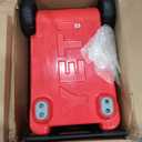 YETI Tundra Haul Portable Wheeled Cooler, Rescue Red, 13.8 Gallons,  18.63"D x 28.13"W x 19.5"H 