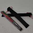 Maitys Large Folding Hand Rave Fans for Line Dancing Large Chinese Handheld Tai Ji Fans for Men and Women, Kungfu, Martial Art, Gifts, Music Festival Party(Iridescent,2 Pack)