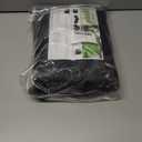 UIRWAY Fire Pit Cover 44 Inch Round, Waterproof Outdoor Fire Pit Cover, 600D Heavy Duty Oxford Fabric Firepit Cover with PVC Coating, Strong Tear & Windproof Patio Fire Pit Table Cover, Black