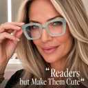 Stylish Reading Glasses for Women, Stylish Eyeglasses, Blue Light Readers for Women, Cheaters