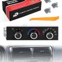 Upgraded Climate Control Module Compatible with 1996-2014 Chevy Express 1500 GMC Savana 1500, 1996-2020 Chevy Express 2500 3500 GMC Savana 2500 3500, 599-217 A/C Heater Air Conditioning Panel