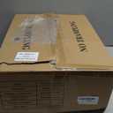 Gold Black Chandelier Modern Dining Room Light Fixture 4-Light Kitchen Island Lighting Hanging for Farmhouse Linear Chandeliers Mid Century Chandelier with Clear Glass Globe Shade