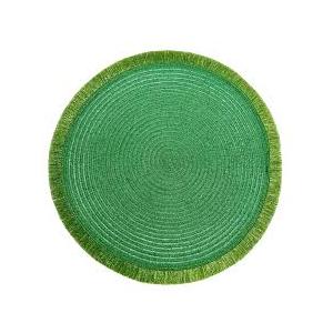 Glitter Braid Round Sparkle Polyester Placemat