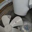 Amazon Basics 16" DC Motor Standing Floor Fan, 12 Speed with Remote, 3 Breeze Modes, Dual-Layered Blades (10 Blades), Timer, Energy Efficiency and Quiet DC Motor (28W), White