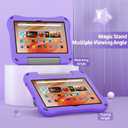 Kids Case for 10inch Tablet,(Compatible 13th/11th Generation,2023/2021 Release),Shockproof Kid-Proof Cover with Protector Handle Stand Incompatible iPad Samsung TCL 10 inch Tablet. (Purple)
