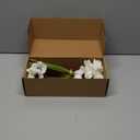 Ling's moment Poppy Flowers Artificial, Faux Silk Poppies for DIY Bouquet, Bulk Fake Wedding Filler Flowers for Centerpieces Arrangements Bridal Shower Decorations, White