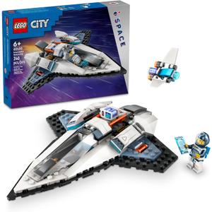 LEGO City Interstellar Spaceship Toy for Kids, Creative Play Space Building Set with Spacecraft Model, Drone, and Astronaut Figure, Building Toy for Boys, Girls and Kids Ages 6 and Up, 60430