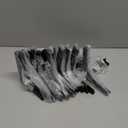 MIVIDE 12Pack Metal Furniture Sofa Legs, 5inch Modern Style Furniture Triangle Sofa Legs Feet, Metal Cabinet Legs Replacement Black for Cabinet Cupboard Sofa Couch Chair Ottoman