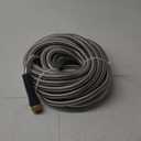 TITAN Garden Hose 50FT - 304 Stainless Steel Metal Water Hose, Flexible, Kink-Free, Lightweight, Durable, Crush Resistant Fittings, Easy to Coil, 500 PSI