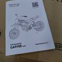 Garvee 24V Electric Dirt Bike for Kids 13+ Years Old, 350W Motor, 14.29 MPH, Dual Suspension, 2-Speed Modes, Max 135 LBS - Realistic Motorcycle Style with LED Lights & Music