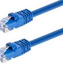 Monoprice 14FT 24AWG Cat6 550MHz UTP Ethernet Bare Copper Network Cable - Blue