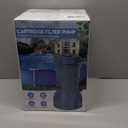 Pro Series 1000 GPH Above Ground Pool Filter Pump, Powerful Pool Cartridge Filter Pump, Water Circulation and Filtration System -Improved Water Clean & Clarity, Pools Pumps Above Ground-Blue