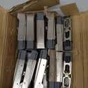 Cabinet Hinge Damper(Pack of 20),Straight Arm Full Overlay Hinge for Doors, Nickel Plated Finish use for 973A0500.01x20 973A