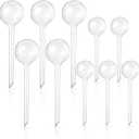10 Pcs Plant Watering Globes,Clear Automatic Watering Bulbs,Plastic Garden Water Device for Plants,Water Drip Irrigationdevice Watering System