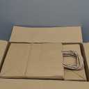 BagDream Gift Bags 8x4.25x10.5 100Pcs Brown Paper Gift Bags with Handles Bulk for Wedding, Party Favor, Grocery, Shopping, Retail, Merchandise Medium Kraft Paper Sacks