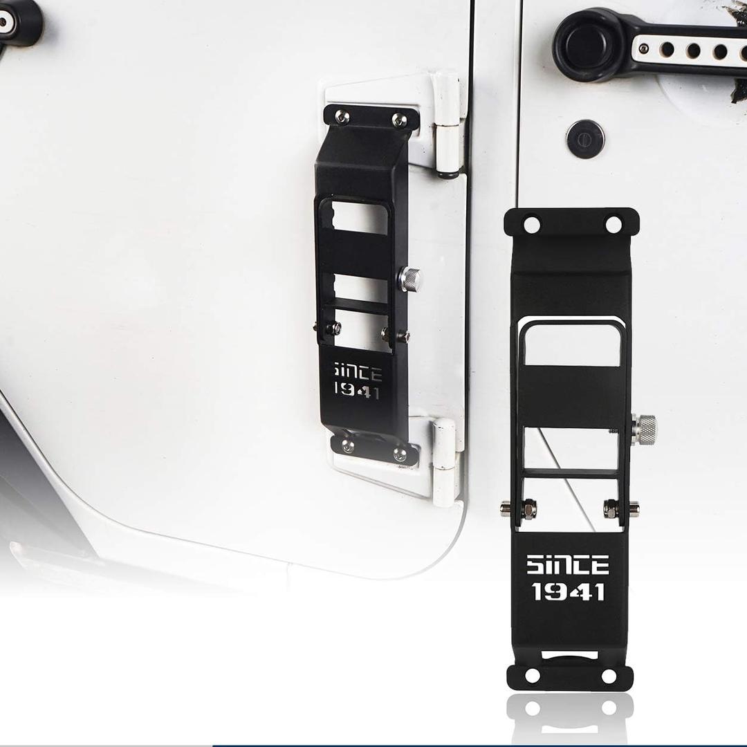 JK Wrangler Door Hinge Steps Foot Peg for Jeep Wrangler 2007-2018 JK & JKU- 1PC