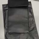 Faraday Bags for Phones, Leather Surface, Multiple Ways to Carry, Cellphone Privacy Protection, 8 x 4.8 inches, for All Smartphones (Black)