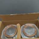 kitchentoolz Large 1 Gallon Glass Mason Jar with Hinged Lids, Extra Wide-Mouth Airtight Leakproof Sealed Canning Jars, Pickling Container, Preserving & Flour Storage - Pack of 2