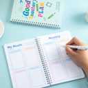 2 x Teacher Planner,School Year Month Planner with Daily Schedule & Lesson Plans, Hardcover Teacher's Plan Book for Classroom & Homeschool Organization Undated 8.5x6