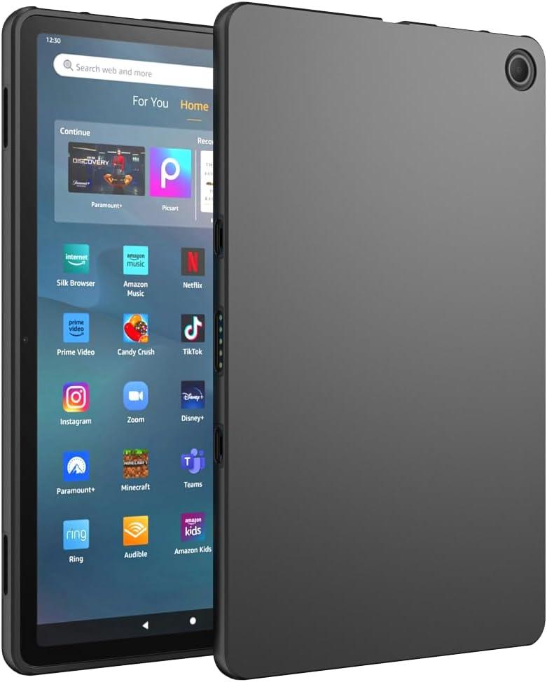 Case for Amazon Kindle Fire Max 11 (13th Generation, 2023 Release) 11", Thin and Soft Tablet Protective Cover for Fire Max 11 Tablet, Black