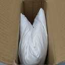 Set of 2 Feather and Down Pillow Insert, 12x12 Square Decorative Throw Pillow Insert, Cotton, White