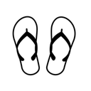 ZFX Black Sandals  Size 10