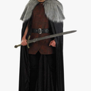 fun shack Mens Medieval Costume Warrior Cape Cloak Halloween Costumes for Men - One Size 