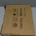 Vanity Mirror with Lights, 14"12" LED Makeup Mirror, HD Professional Mirror, Smart Touch with 3-Color Lighting, Dimmable, 360 Rotation, Lighted Up for Makeup Desk, Bedroom (White)