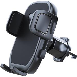 Phone Holders for Your Car with Vent Clip, 360 Rotation Cell Phone Mount for iPhone Samsung Android Smartphones, Shockproof Car Vent Phone Mount