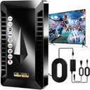 2026 Upgraded HD Antennas for Local Channels with Amplifier Support All TVs, Clear Reception for 8K 4K 1080P 30FT Long Cable