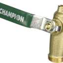 Arrowhead 253bvlf Quickturn No-kink Hose Bibb Ball Valve, 1/2" Fip X 3/4"