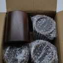 Wooden Furniture Risers 4 Inch Tapered Bed Risers Set of 4, Heavy Duty Wood Bed Lifts for Table, Sofa, Couch, Desk and Dresser (Tapering)